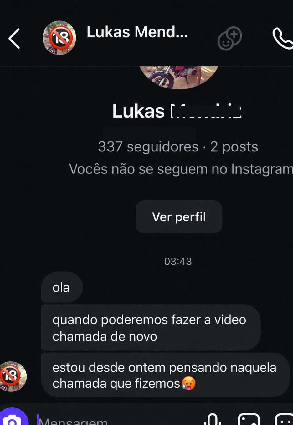 Depoimento real