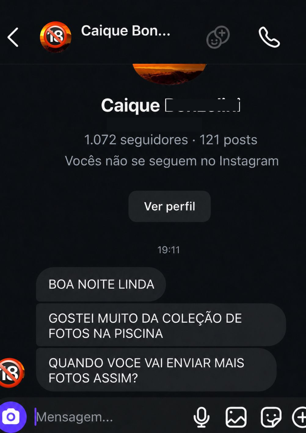 Depoimento real