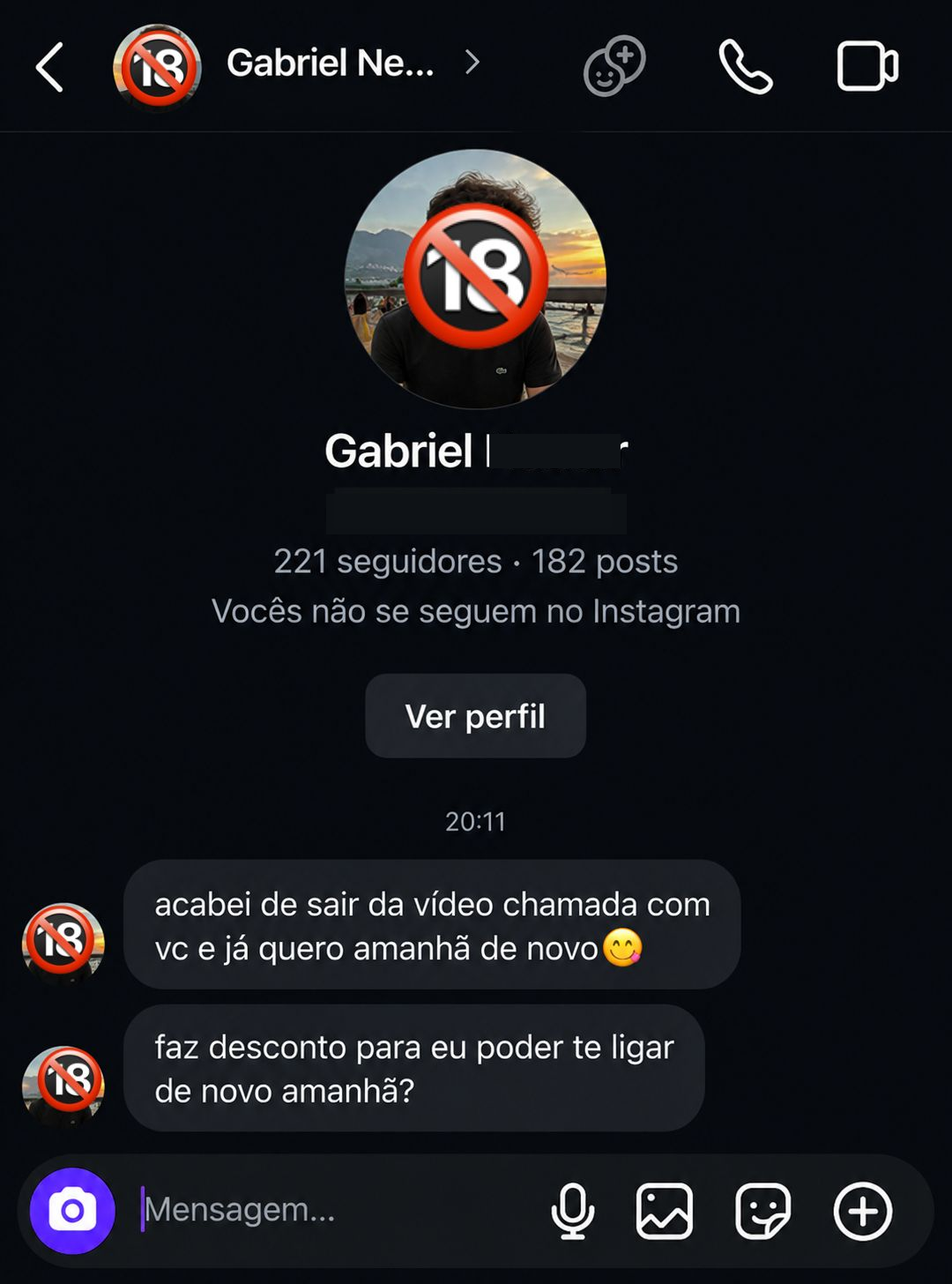 Depoimento real